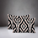 Niels Zebra Print Indoor/Outdoor Reversible Rectangular Pillow