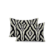 Niels Zebra Print Indoor/Outdoor Reversible Rectangular Pillow