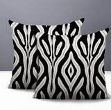 Niels Zebra Print Indoor/Outdoor Reversible Square Pillow