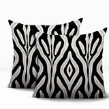 Niels Zebra Print Indoor/Outdoor Reversible Square Pillow