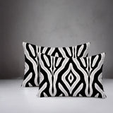 Niels Zebra Print Indoor/Outdoor Reversible Rectangular Pillow