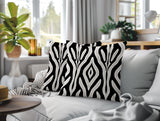 Niels Zebra Print Indoor/Outdoor Reversible Square Pillow
