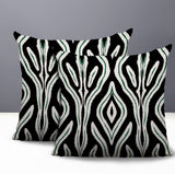 Niels Zebra Print Indoor/Outdoor Reversible Square Pillow