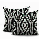 Niels Zebra Print Indoor/Outdoor Reversible Square Pillow