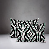 Niels Zebra Print Indoor/Outdoor Reversible Rectangular Pillow