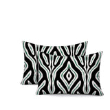 Niels Zebra Print Indoor/Outdoor Reversible Rectangular Pillow