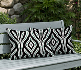 Niels Zebra Print Indoor/Outdoor Reversible Rectangular Pillow