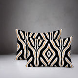 Niels Zebra Print Indoor/Outdoor Reversible Rectangular Pillow