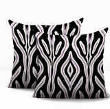 Niels Zebra Print Indoor/Outdoor Reversible Square Pillow