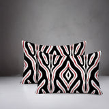 Niels Zebra Print Indoor/Outdoor Reversible Rectangular Pillow