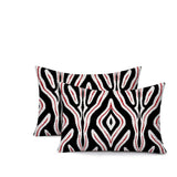 Niels Zebra Print Indoor/Outdoor Reversible Rectangular Pillow