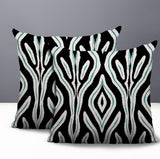 Niels Zebra Print Indoor/Outdoor Reversible Square Pillow