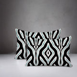 Niels Zebra Print Indoor/Outdoor Reversible Rectangular Pillow