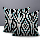 Niels Zebra Print Indoor/Outdoor Reversible Square Pillow