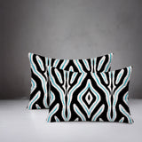Niels Zebra Print Indoor/Outdoor Reversible Rectangular Pillow