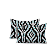 Niels Zebra Print Indoor/Outdoor Reversible Rectangular Pillow