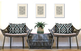 Niels Zebra Print Indoor/Outdoor Reversible Rectangular Pillow