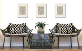 Niels Zebra Print Indoor/Outdoor Reversible Rectangular Pillow