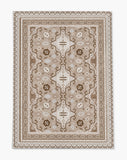 Nimo low pile chair mat in Beige