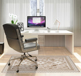 Nimo low pile chair mat in Beige