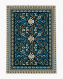 Nimo low pile chair mat in Emerald