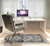 Nimo low pile chair mat in Grey
