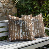 Nita 2 Sets Indoor/Outdoor Reversible Square Pillow