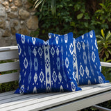 Nita 2 Sets Indoor/Outdoor Reversible Square Pillow