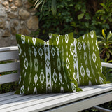 Nita 2 Sets Indoor/Outdoor Reversible Square Pillow
