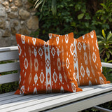 Nita 2 Sets Indoor/Outdoor Reversible Square Pillow