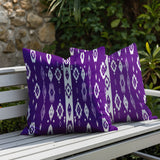 Nita 2 Sets Indoor/Outdoor Reversible Square Pillow