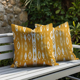 Nita 2 Sets Indoor/Outdoor Reversible Square Pillow