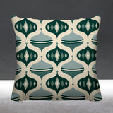 Noel Ball Geometric Reversible Indoor/Outdoor Square Pillow