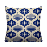 Noel Ball Geometric Reversible Indoor/Outdoor Square Pillow