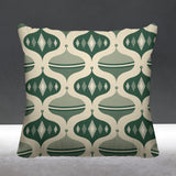 Noel Ball Geometric Reversible Indoor/Outdoor Square Pillow