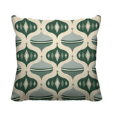 Noel Ball Geometric Reversible Indoor/Outdoor Square Pillow