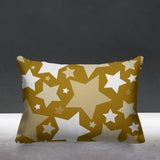 Noel Stars Geometric Reversible Indoor/Outdoor Rectangular Pillow