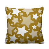 Noel Stars Geometric Reversible Indoor/Outdoor Square Pillow
