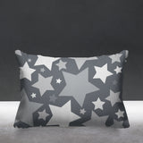Noel Stars Geometric Reversible Indoor/Outdoor Rectangular Pillow