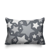 Noel Stars Geometric Reversible Indoor/Outdoor Rectangular Pillow