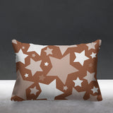 Noel Stars Geometric Reversible Indoor/Outdoor Rectangular Pillow