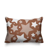Noel Stars Geometric Reversible Indoor/Outdoor Rectangular Pillow