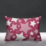 Noel Stars Geometric Reversible Indoor/Outdoor Rectangular Pillow