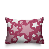 Noel Stars Geometric Reversible Indoor/Outdoor Rectangular Pillow