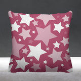 Noel Stars Geometric Reversible Indoor/Outdoor Square Pillow