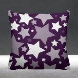 Noel Stars Geometric Reversible Indoor/Outdoor Square Pillow