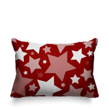Noel Stars Geometric Reversible Indoor/Outdoor Rectangular Pillow