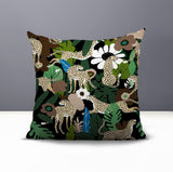 Nogi Leopard Reversible Indoor/Outdoor Square Pillow