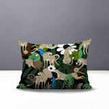 Nogi Leopard Reversible Indoor/Outdoor Rectangle Pillow