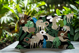 Nogi Leopard Reversible Indoor/Outdoor Square Pillow